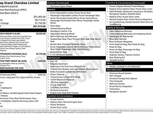 Used 2023 Jeep Grand Cherokee Limited w/ Luxury Tech Group II image 18