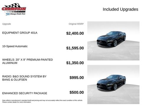 Used 2021 Ford Mustang GT Premium w/ Equipment Group 401A RWD image 7