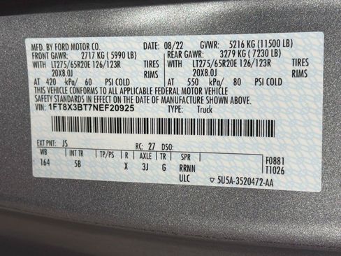 Used 2022 Ford F350 Lariat w/ Lariat Value Package AWD/4WD image 42