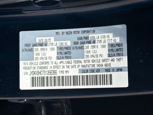Used 2025 MAZDA CX-90 3.3 Turbo w/ Preferred Package AWD/4WD image 12