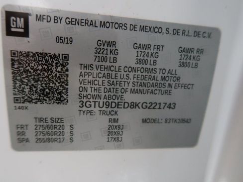 Certified 2019 GMC Sierra 1500 SLT w/ SLT Premium Plus Package image 47