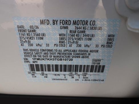 New 2026 Ford Explorer ST-Line w/ ST-Line Street Pack RWD image 23