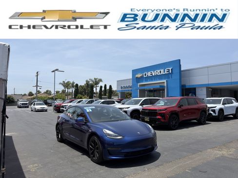 Used 2021 Tesla Model 3 Long Range AWD/4WD image 1