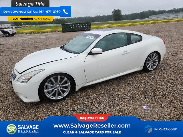 Used 2010 INFINITI G37 Sport w/ Navigation Pkg RWD image 1