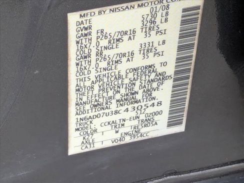 Used 2008 Nissan Frontier SE w/ SE Value Truck Pkg image 24