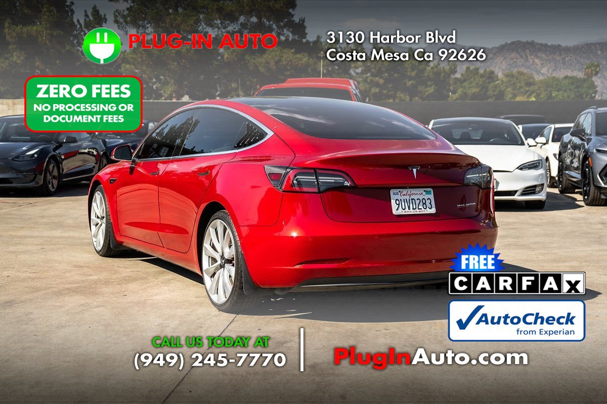 Used 2018 Tesla Model 3 Long Range AWD/4WD image 3