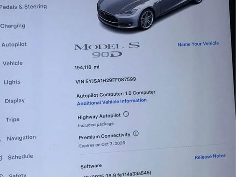 Used 2015 Tesla Model S 85D image 12