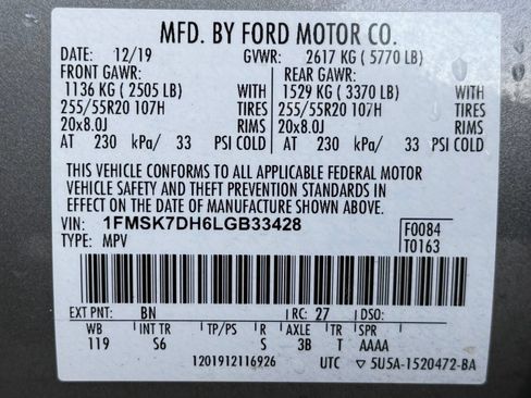 Used 2020 Ford Explorer XLT w/ Equipment Group 202A RWD image 66