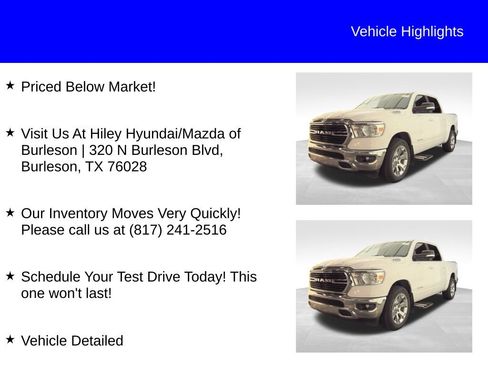 Used 2021 RAM 1500 Lone Star image 10