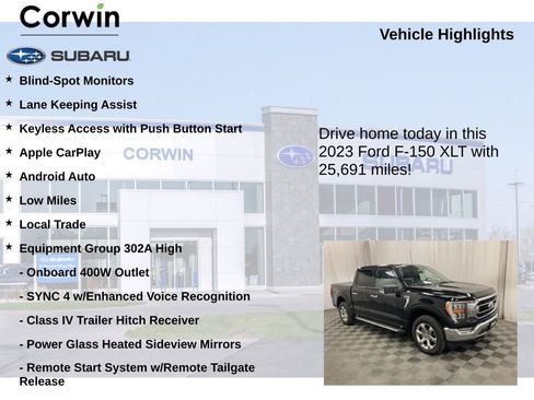 Used 2023 Ford F150 XLT w/ Equipment Group 302A High image 6