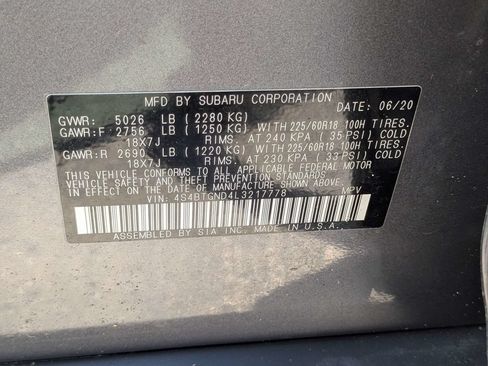 Used 2020 Subaru Outback Limited XT w/ Popular Package #2 AWD/4WD image 21