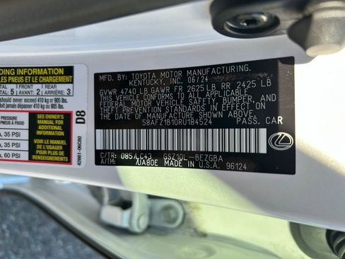 Used 2024 Lexus ES 350 Ultra Luxury image 72