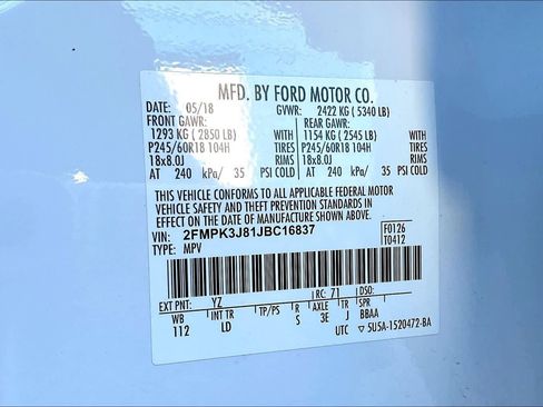 Used 2018 Ford Edge SEL w/ Equipment Group 201A image 33