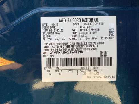Used 2020 Ford Edge SEL w/ Cold Weather Package AWD/4WD image 36