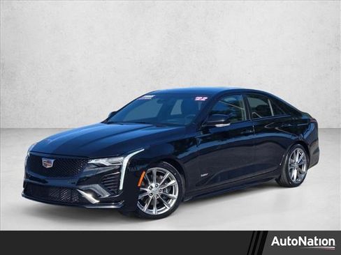 Used 2022 Cadillac CT4 V w/ Navigation Package RWD image 1