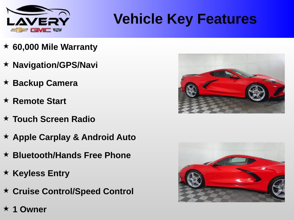Used 2023 Chevrolet Corvette Stingray Coupe w/ 1LT RWD image 2