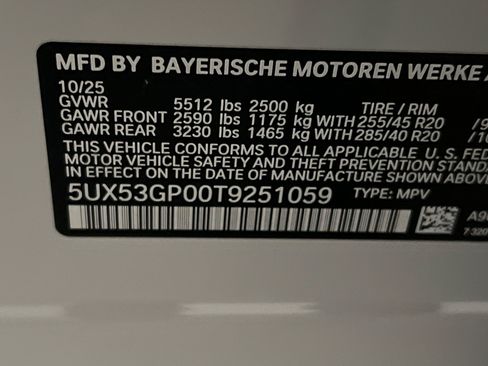 Used 2026 BMW X3 xDrive30i w/ Convenience Package AWD/4WD image 26