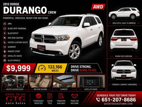Used 2013 Dodge Durango Crew AWD/4WD image 1