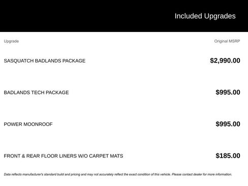 New 2025 Ford Bronco Sport Badlands w/ Sasquatch Badlands Package image 3
