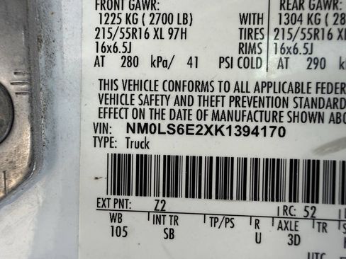 Used 2019 Ford Transit Connect XL FWD image 29