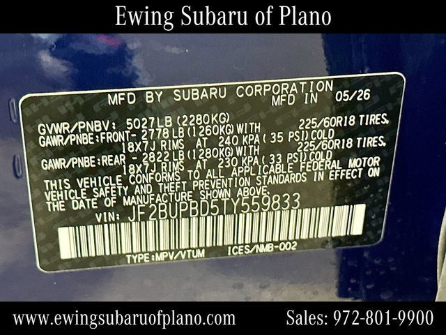 Used 2026 Subaru Outback Premium AWD/4WD image 34
