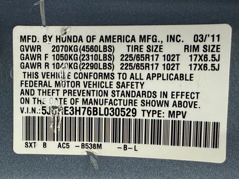 Used 2011 Honda CR-V EX-L image 23
