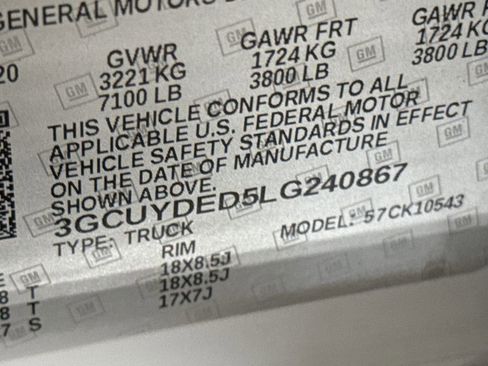 Used 2020 Chevrolet Silverado 1500 LT w/ All-Star Edition AWD/4WD image 27