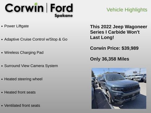 Used 2022 Jeep Wagoneer Series I image 16