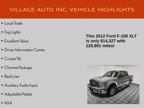 Used 2012 Ford F150 XLT w/ XLT Chrome Pkg image 14