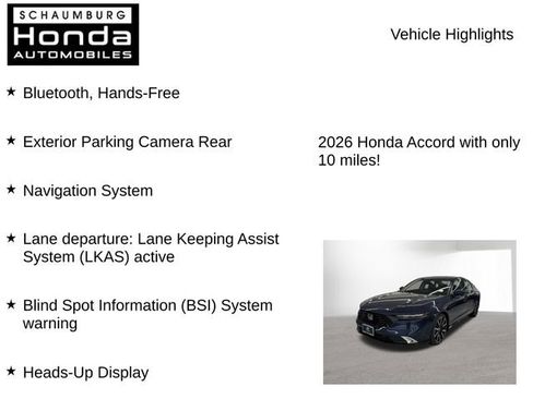 New 2026 Honda Accord Touring image 8