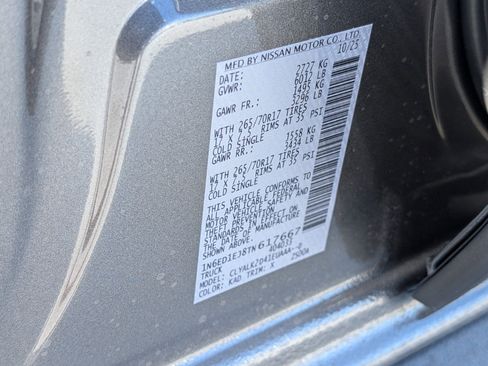 New 2026 Nissan Frontier Pro-X image 11