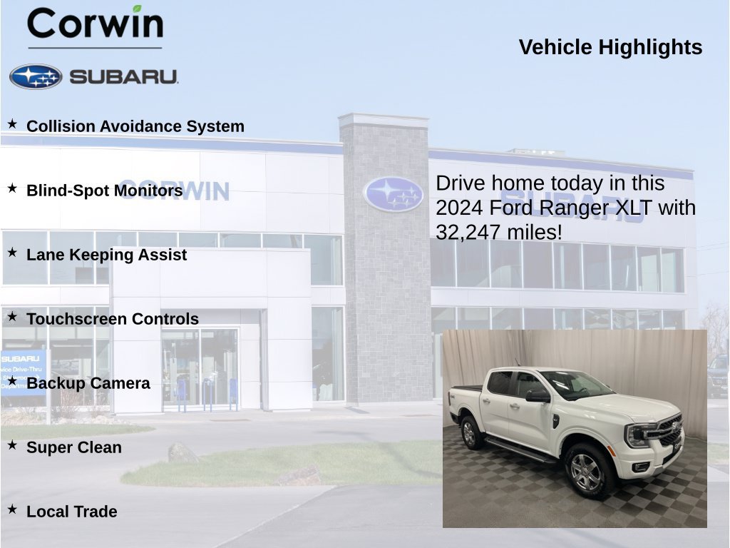 Used 2024 Ford Ranger XLT w/ Equipment Group 301A High AWD/4WD image 6