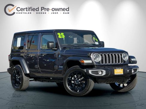 Certified 2025 Jeep Wrangler Unlimited Sahara w/ Safety Group AWD/4WD image 2