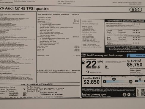 New 2026 Audi Q7 2.0T Premium Plus image 32