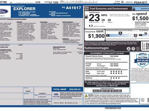 Used 2023 Ford Explorer XLT RWD image 27
