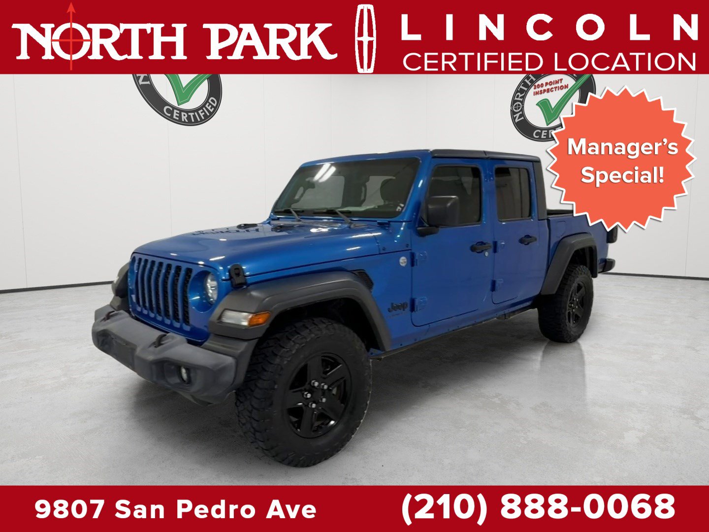 Used 2020 Jeep Gladiator Sport w/ Quick Order Package 24S AWD/4WD image 1