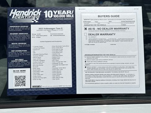Used 2023 Volkswagen Taos S FWD image 35