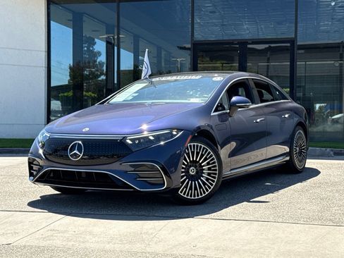 Used 2023 Mercedes-Benz EQS 450+ Sedan w/ AMG Line Exterior Package image 2