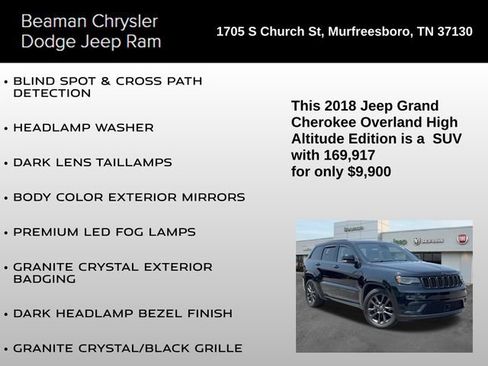 Used 2018 Jeep Grand Cherokee High Altitude AWD/4WD image 24