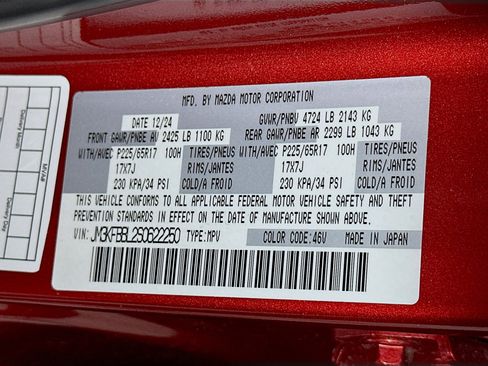 Used 2025 MAZDA CX-5 AWD 2.5 S w/ Select Package image 12