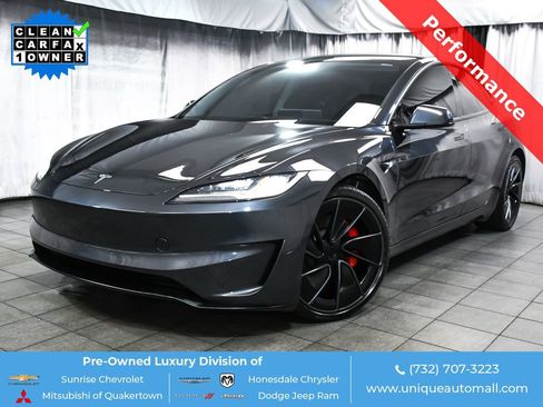 Used 2025 Tesla Model 3 Performance AWD/4WD image 1