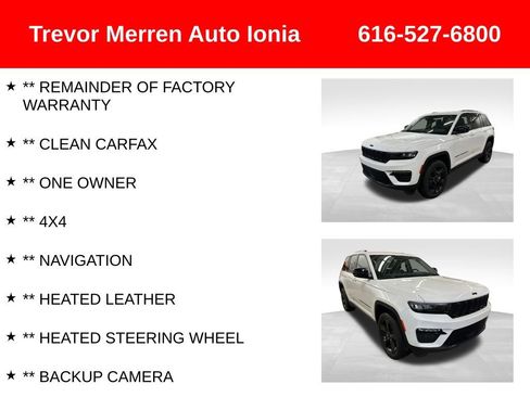 Used 2023 Jeep Grand Cherokee Limited w/ Black Appearance Package image 7