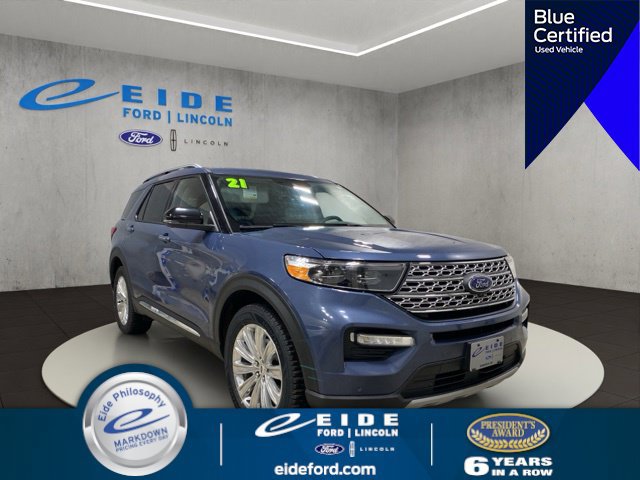 Certified 2021 Ford Explorer Limited w/ Equipment Group 301A AWD/4WD image 1
