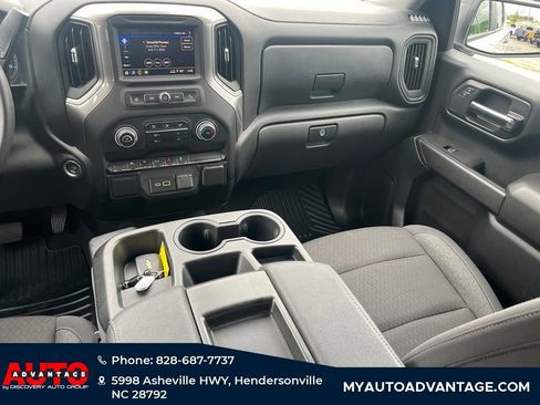 Used 2024 Chevrolet Silverado 1500 Custom w/ Turbomax Blackout Package AWD/4WD image 8