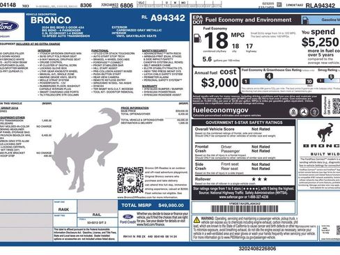 Used 2024 Ford Bronco Big Bend AWD/4WD image 30