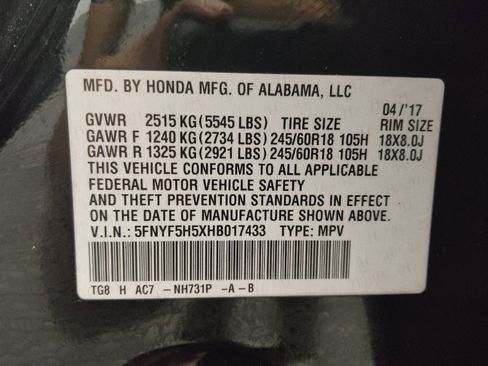 Used 2017 Honda Pilot EX-L image 33