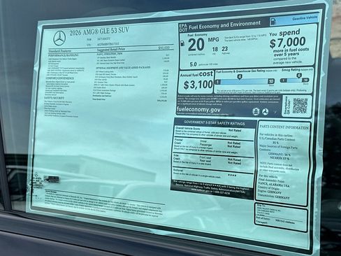 New 2026 Mercedes-Benz GLE 53 AMG 4MATIC image 30
