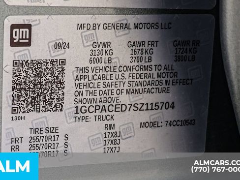 Used 2025 Chevrolet Silverado 1500 LT RWD image 56
