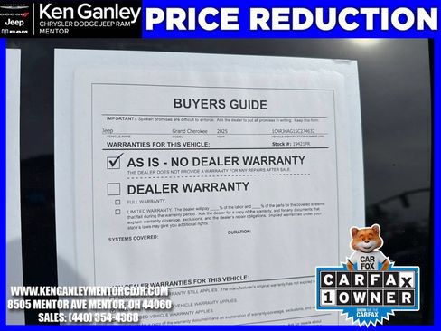 Certified 2025 Jeep Grand Cherokee Altitude AWD/4WD image 30