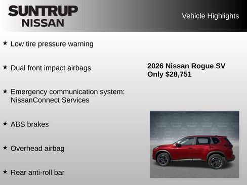 Used 2026 Nissan Rogue SV AWD/4WD image 23